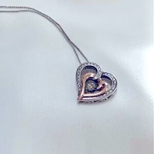 Diamond heart necklace from Kay Jewelers